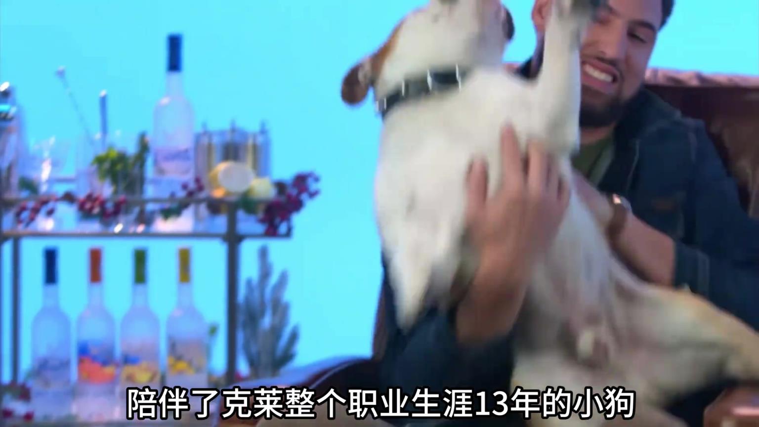 陪伴克萊13年的小狗去世了，不敢相信克萊得多么傷心